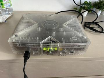 Microsoft - Xbox original - Crystal - Spelcomputer beschikbaar voor biedingen