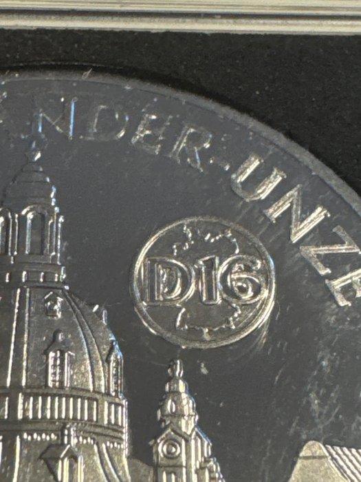 wereld. Silver medal Sachsen - 1 oz (.999) (Zonder, Postzegels en Munten, Munten | Europa | Niet-Euromunten