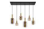 Lucide JOANET - Hanglamp 6xE27, Huis en Inrichting, Lampen | Hanglampen, Nieuw, Trendy verlichting, Metaal, Verzenden