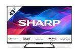 Veiling - Sharp 43GR8265 - 43 inch - 144Hz 4K QLED  TV, Nieuw