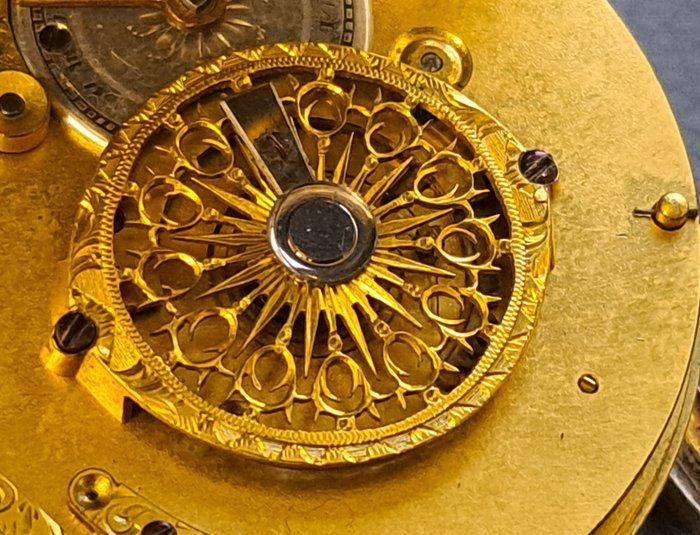 H.F. Snek Spillegang - heren vestzakhorloge (ca. 1820) -, Handtassen en Accessoires, Horloges | Heren