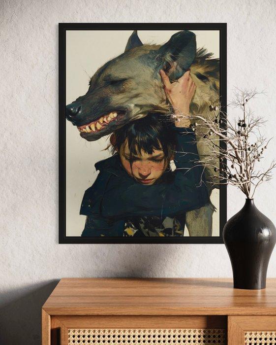 Roger Haus - HAI Protection - Hand Signed, Antiek en Kunst, Kunst | Designobjecten