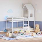 vidaXL Kinderbedhuisje 60x89x134,5 cm massief grenenhout wit, Verzenden, Nieuw