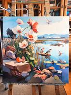 Bondero - Early morning on Lake Geneva, Antiek en Kunst
