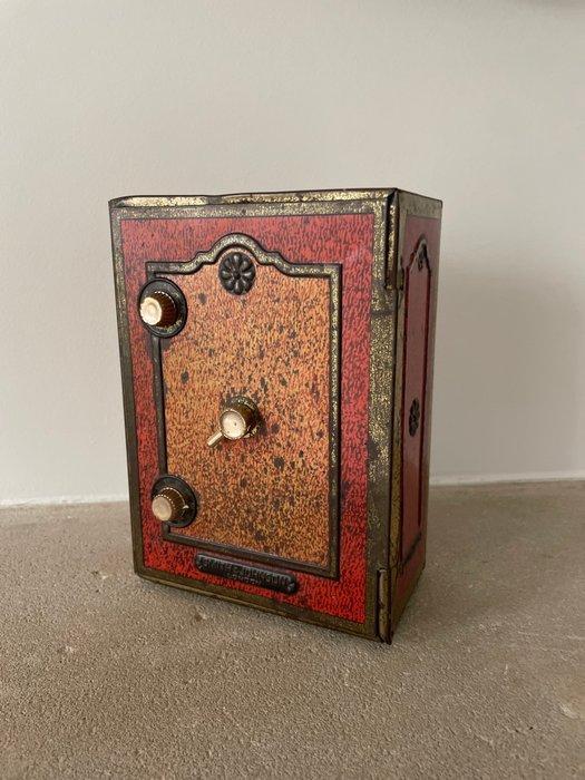 Smith & Johnson London - Spaarpot - blik - Vintage kluis, Antiek en Kunst, Antiek | Speelgoed