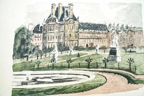 François-Paul Alibert / Bernard Langrune - Paris couleur de, Antiek en Kunst, Antiek | Boeken en Manuscripten