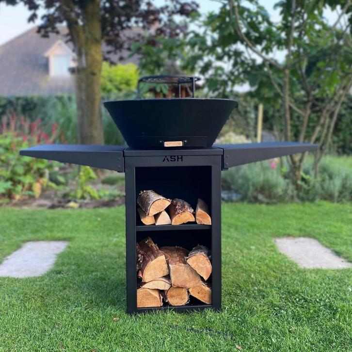 ASH - Grill - Plancha BBQ, Tuin en Terras, Houtskoolbarbecues, Nieuw, Verzenden