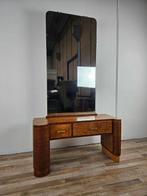 Armoire - Coiffeuse Art Déco des années 1940 en racine de
