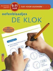 Oefenblaadjes de klok / 9-11 jaar / Oefenblaadjes / Tijd, Boeken, Overige Boeken, Zo goed als nieuw, Verzenden