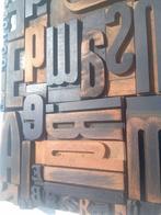 Drukblokken (54) - Quadretto van 54 grote oude typografische