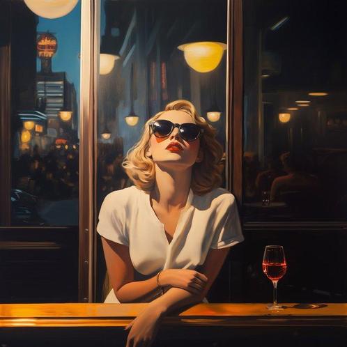 Le Yack - Blondie Hopper Manhattan, Antiek en Kunst, Antiek | Overige Antiek