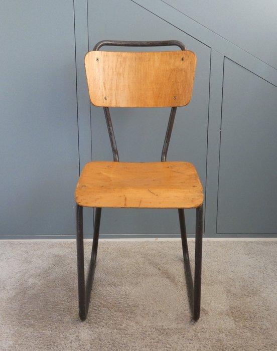Gispen - Ch. Hoffmann - Stoel - Model 114 - IJzer, Multiplex, Antiek en Kunst, Antiek | Meubels | Stoelen en Sofa's