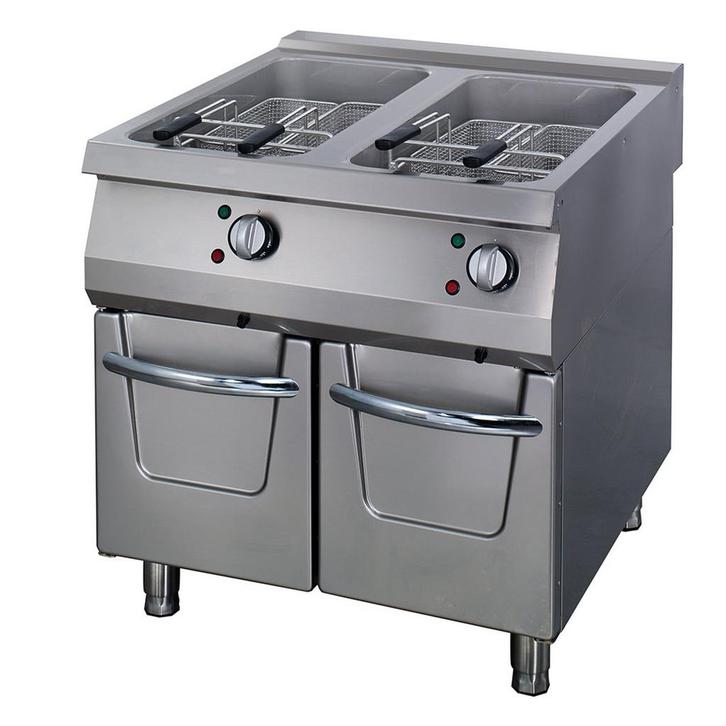 Premium elektrische friteuse | 60–190°C | RVS | Dubbel 22L, Articles professionnels, Horeca | Équipement de cuisine, Envoi