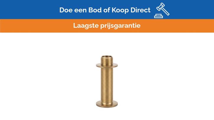 Bieden: Guidi Brass Thru-Hull Fitting for Boats, Watersport en Boten, Bootonderdelen, Ophalen of Verzenden