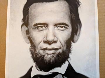 Ron English (1959) - Obama x Lincoln