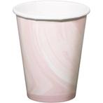 Roze Bekers Marmer 250ml 6st, Verzenden