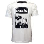 Oasis Liam and Noel Photo T-Shirt Wit -  Officiële