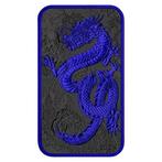 Australië. 1 Dollar 2024 Rectangle Dragon Cyber Blue Black, Postzegels en Munten