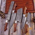 Keukenmes - Hout en handgevouwen staal - Noord Amerika