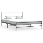 140x200 Bedframe Grijs | OP = OP | 40% Voordeel, Huis en Inrichting, Slaapkamer | Bedden, Verzenden, Nieuw, 140 cm, Twijfelaar