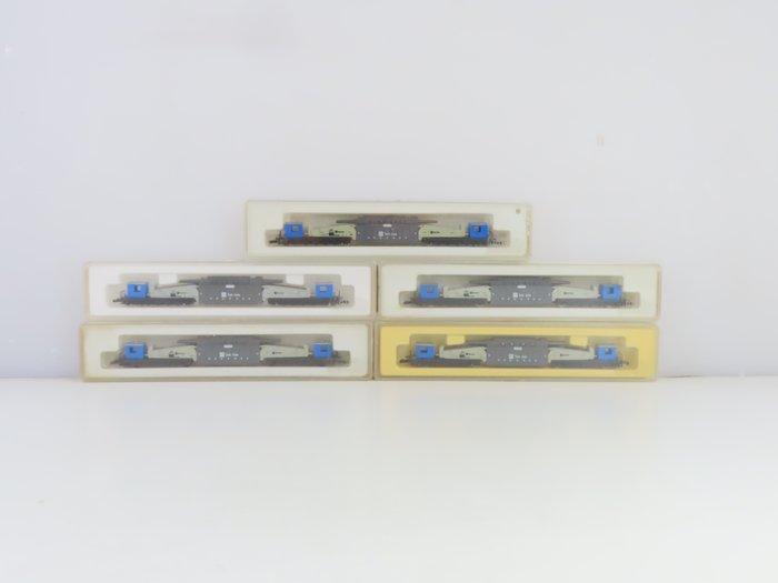 Märklin Z - 8620 - Modeltrein goederenwagon (45) - 5x, Hobby en Vrije tijd, Modeltreinen | H0