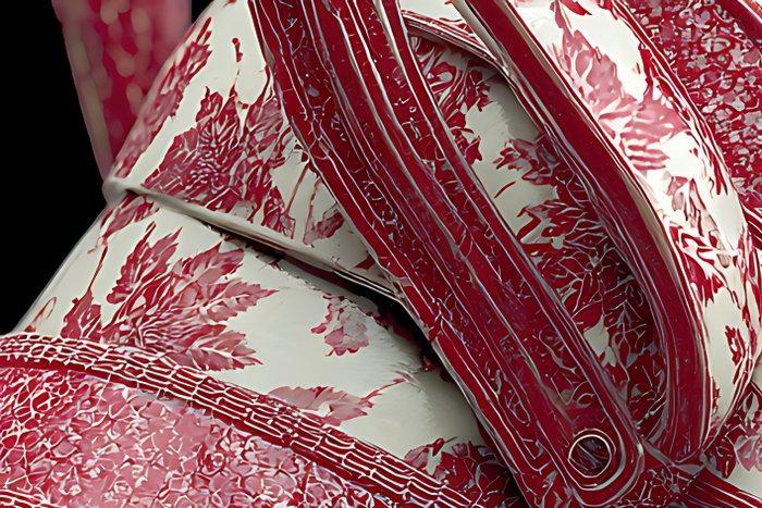 NYX - Le Guerrier de Porcelaine Écarlate, Antiek en Kunst, Kunst | Schilderijen | Modern