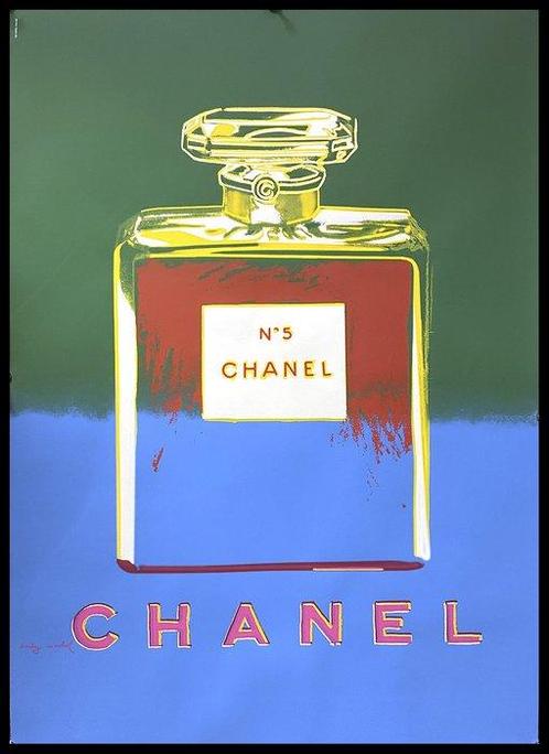 Andy Warhol (after) - Poster Originale Andy Warhol - CHANEL, Antiek en Kunst, Kunst | Tekeningen en Fotografie