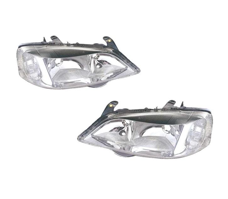 Phares Pour Opel Astra G 98-04 Fond Chromé, Auto-onderdelen, Verlichting, Verzenden