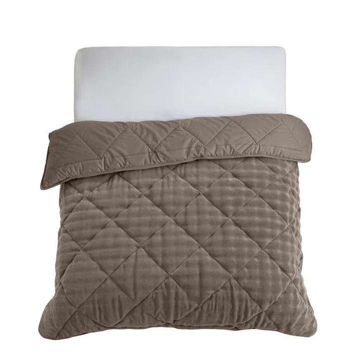 Lazy all-in-one dekbed Pom Pom Fur - Taupe - 2-persoons |, Huis en Inrichting, Slaapkamer | Beddengoed, Nieuw, Verzenden