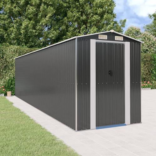vidaXL Tuinschuur 192x772x223 cm gegalvaniseerd staal, Tuin en Terras, Tuinhuizen, Nieuw, Verzenden