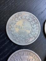 France. Napoléon III. 5 Francs 1852-1870 (5 munten) (Sans, Postzegels en Munten