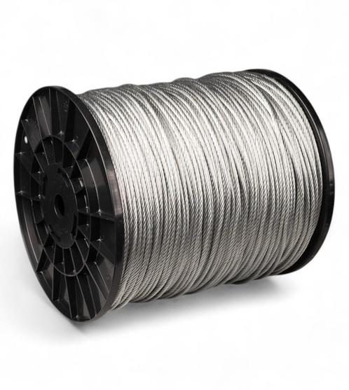 Staalkabel 4 mm 600 meter op katrol, Tuin en Terras, Overige Tuin en Terras, Verzenden