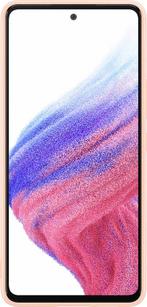 Samsung Siliconen Hoesje - Samsung Galaxy A53 - Peach, Verzenden