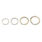 Sleutelring vlak 34 mm 10 st., Verzamelen, Sleutelhangers, Nieuw