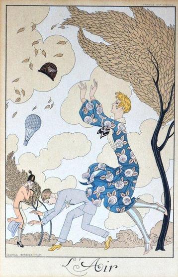 George Barbier (1882-1932) - LAir & Le Matin
