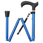 Wandelstok opvouwbaar - Blauw, Diversen, Verpleegmiddelen, Ophalen of Verzenden, Nieuw