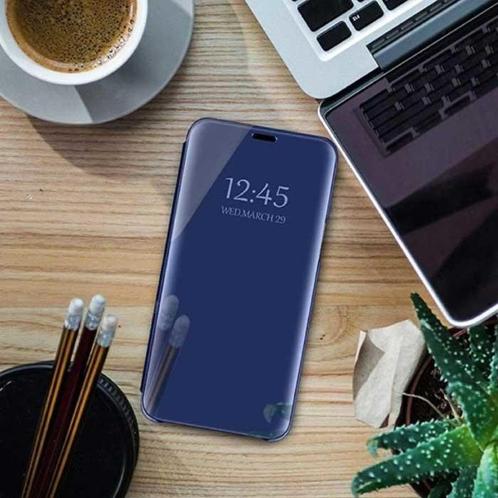 Oppo Find X2 Smart Spiegel Flip Case Cover Hoesje Blauw, Telecommunicatie, Mobiele telefoons | Hoesjes en Screenprotectors | Overige merken