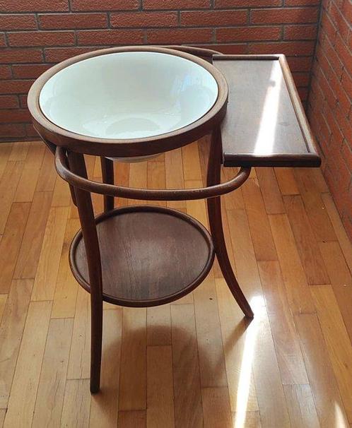 Art Deco Lavabo - Thonet - faggio - gebogen hout, Antiek en Kunst, Kunst | Designobjecten