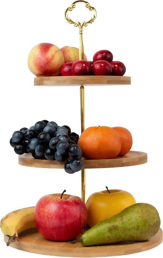 2dekans | Nimma® Etagere - 3 Laags Serveertoren -, Hobby en Vrije tijd, Feestartikelen, Ophalen of Verzenden