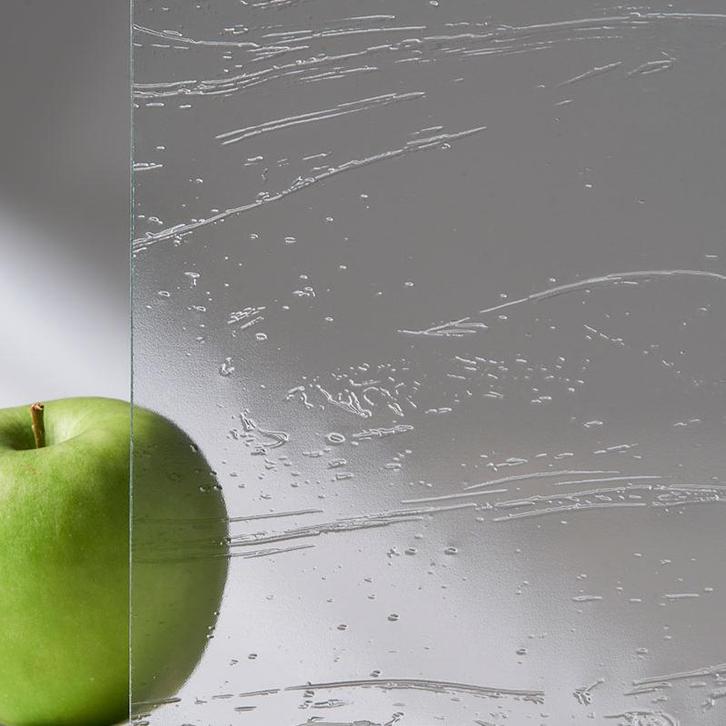 Enkel glas figuurglas Gothic blank 4mm, Doe-het-zelf en Bouw, Glas en Ramen, Nieuw, Verzenden