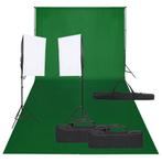 vidaXL Fotostudioset met verlichtingsset en achtergrond, Audio, Tv en Foto, Fotografie | Fotostudio en Toebehoren, Verzenden, Nieuw