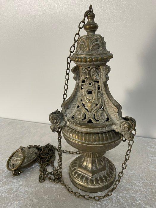 Wierookbrander - Koper, Metaal - Wierookbrander, Antiquités & Art, Art | Art non-occidental