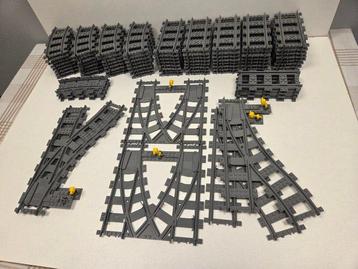 Lego Pièces - Train - Grote partij rails