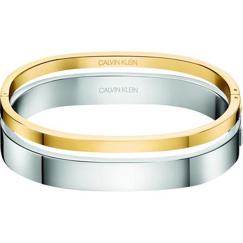Calvin Klein - Bangle armband - goud- en zilverkleurig -, Bijoux, Sacs & Beauté, Bracelets, Envoi