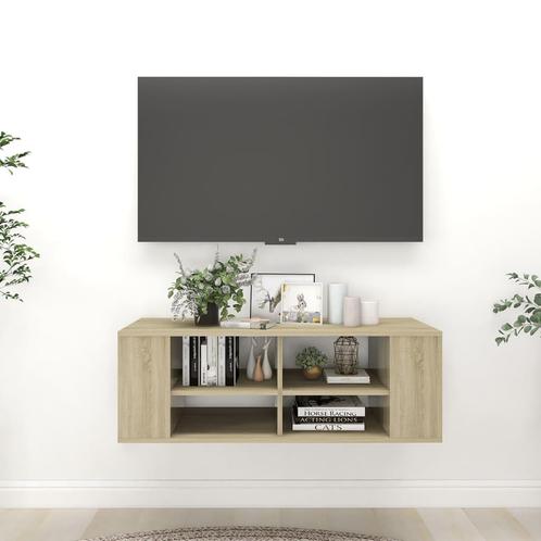 vidaXL Tv-wandmeubel 102x35x35 cm bewerkt hout sonoma, Huis en Inrichting, Kasten |Televisiemeubels, Nieuw, Verzenden