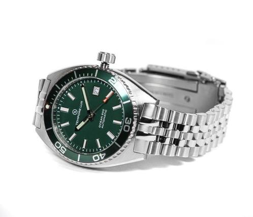 Tempore Lux - Ocean 200 Swiss Automatic Green - 2022 - Ocean, Handtassen en Accessoires, Horloges | Heren