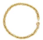 Armband - 18 karaat Geel goud - 18-karaats gouden armband, Handtassen en Accessoires, Armbanden, Nieuw