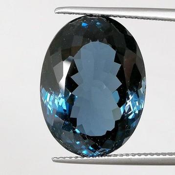 Blauw Topaas  - 29.75 ct - Instituto Gemólogico Español