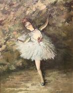 Vlaamse School (XX) - Ballerina op toneel, Antiquités & Art
