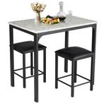 2eChoix | Coast 3-Piece Dining Set Bar Table Set with 2 Bar, Huis en Inrichting, Ophalen of Verzenden, Nieuw